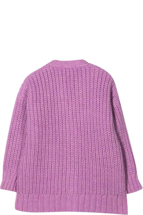 Purple Cardigan Unisex Tiny Cottons
