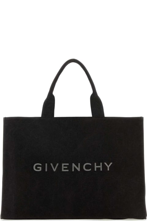 Givenchy Totes for Men Givenchy Black Canvas Givenchy Shopping Bag