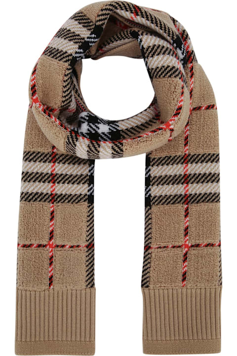 Homeware Burberry Towelling Chk Scarf