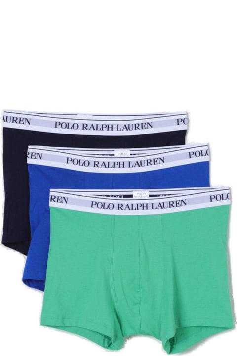 メンズ Polo Ralph Laurenのアンダーウェア Polo Ralph Lauren Triple-pack Logo Band Trunks