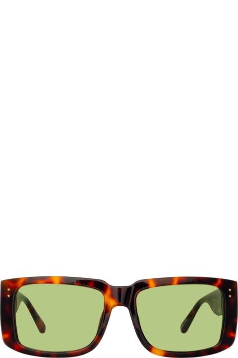 Linda Farrow Eyewear for Women Linda Farrow Lfl1027 T - Shell / Yellow Gold Sunglasses