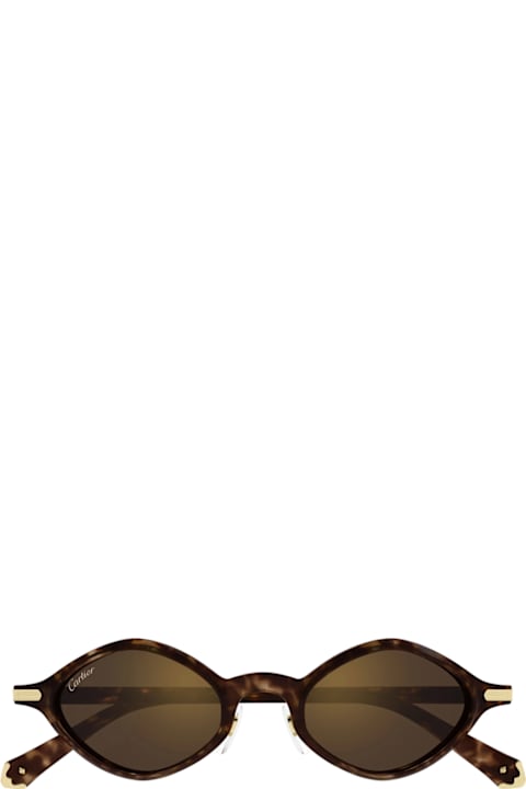 Cartier Eyewear Eyewear for Women Cartier Eyewear Cartier Ct0540s Première De Cartier 002 Havana Brown Glasses