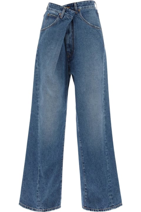 Fashion for Women DARKPARK 'ines' Baggy Jeans With Folded Waistband
