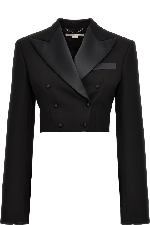 Stella McCartney Coats & Jackets for Women Stella McCartney Double-breasted Crop Blazer
