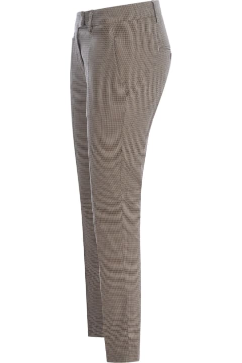 Fashion for Women Dondup Trousers Dondup "perfect" In Houndstooth