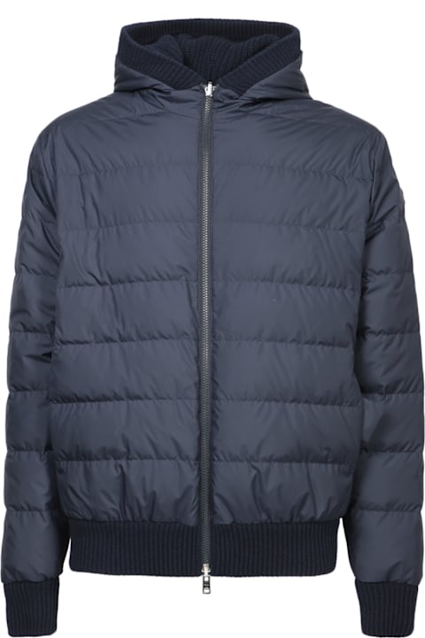 Moncler for Men Moncler Blue Cardigan Jacket