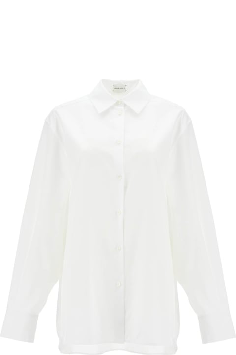 Magda Butrym Topwear for Women Magda Butrym White Poplin Oversize Shirt