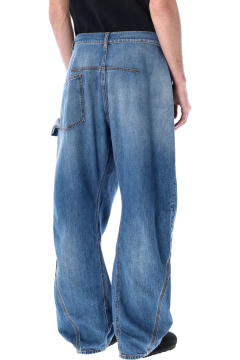 Jeans for Men J.W. Anderson Twisted Workwear Denim Pants