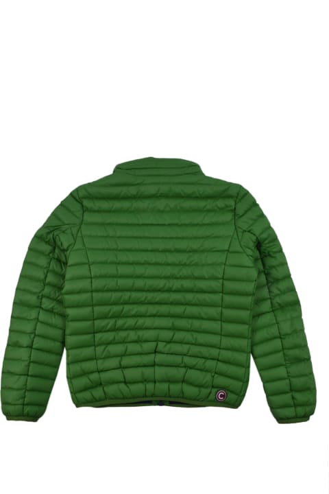Down Jacket With Padded Collar