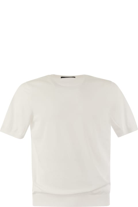 Tagliatore Topwear for Men Tagliatore T-shirt In Cotton Fabric