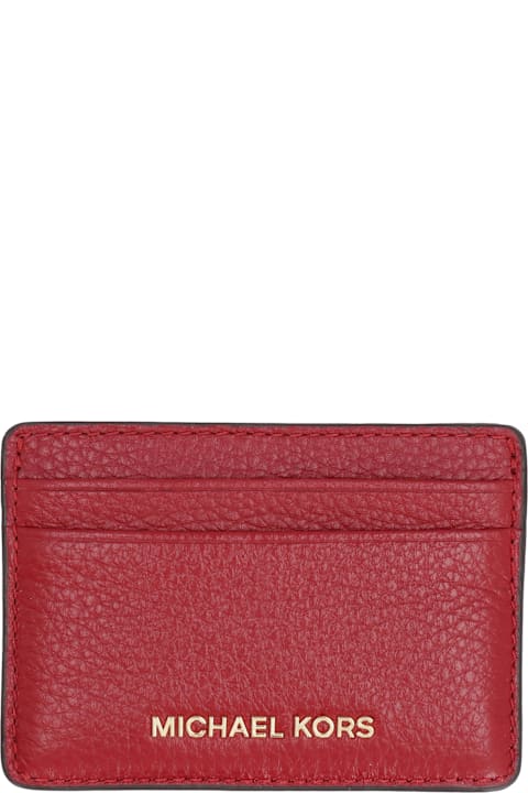 MICHAEL Michael Kors Wallets for Women MICHAEL Michael Kors Logo Detail Leather Card Holder