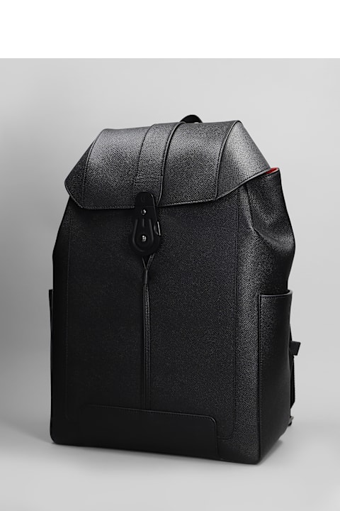 Christian Louboutin for Men Christian Louboutin Groovy Backpack In Black Leather