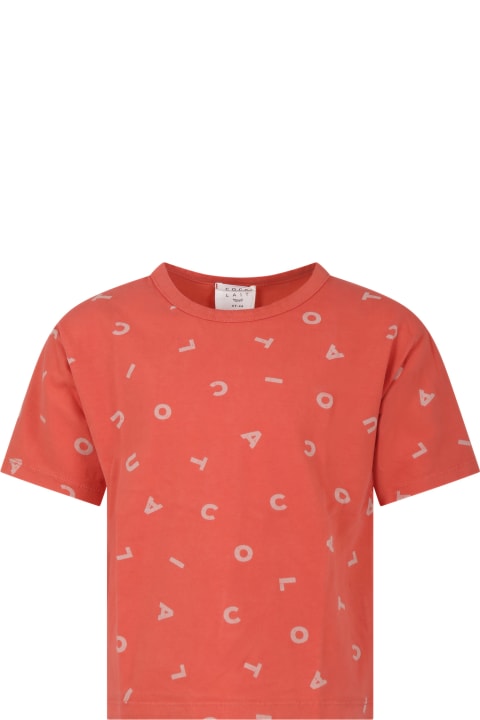 Coco Au Lait T-Shirts & Polo Shirts for Boys Coco Au Lait Red T-shirt For Kids With Logo