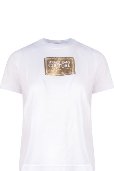 Versace Jeans Couture Topwear for Women Versace Jeans Couture Versace Jeans Couture White T-shirt