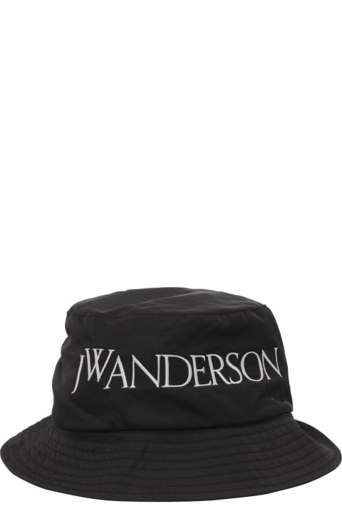 Hats for Men J.W. Anderson Logo Bucket Hat