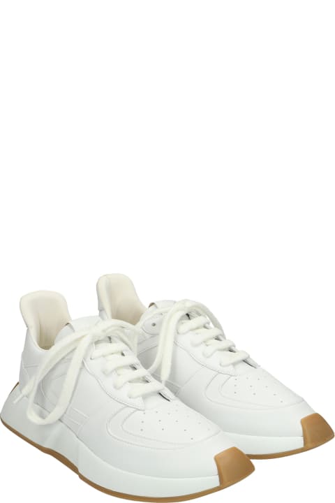 Ferox Sneakers In White Leather