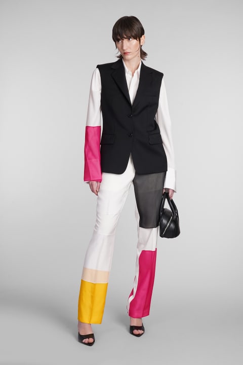 Helmut Lang Coats & Jackets for Women Helmut Lang Vest In Black Wool