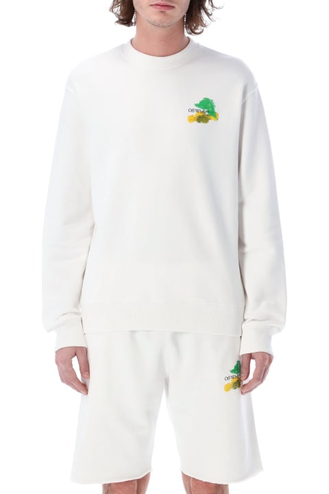 Brush Arrow Slim Crewneck