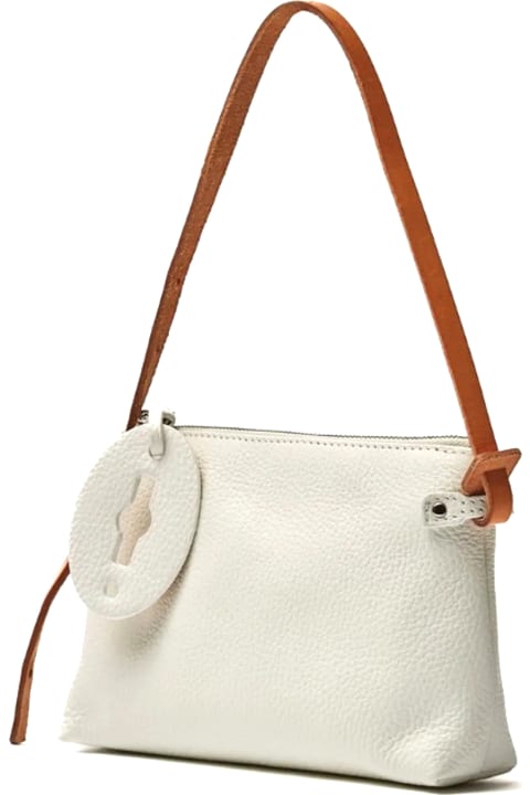 ウィメンズ Zanellatoのクラッチバッグ Zanellato White Tuka Daily Clutch Bag In Leather