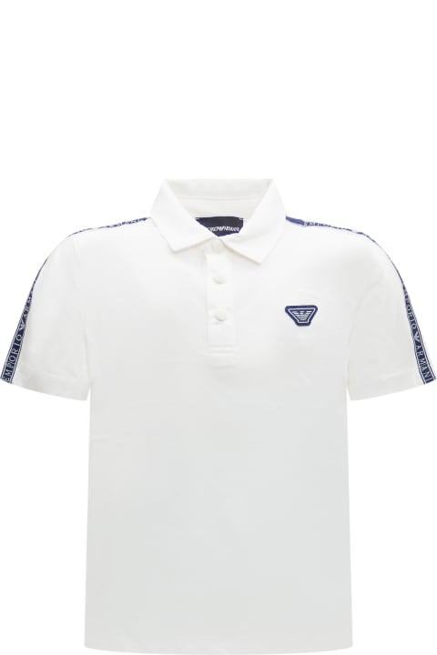Emporio Armani T-Shirts & Polo Shirts for Boys Emporio Armani Logo Polo
