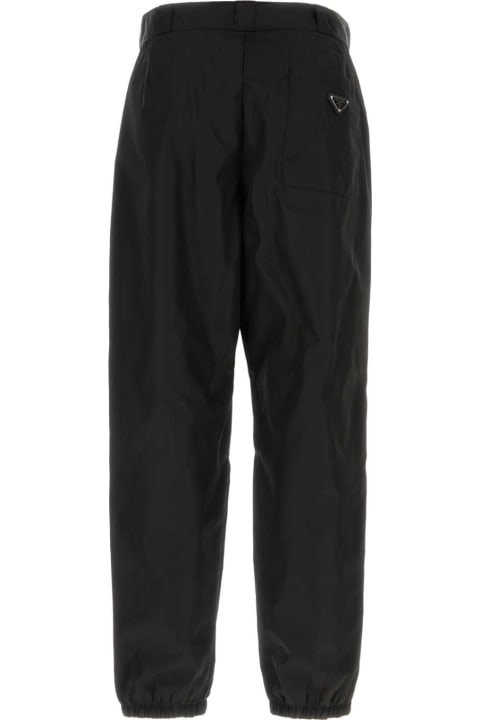 Clothing Sale for Men Prada Black Re-nylon Pant