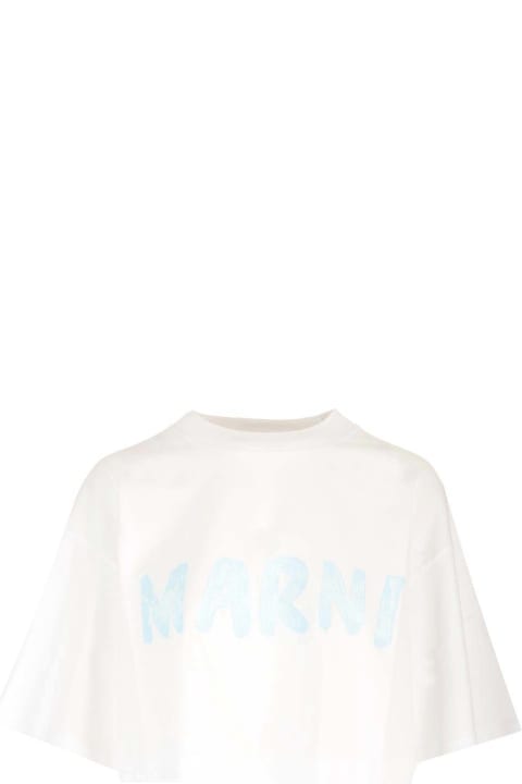 Marni for Women Marni Cropped Signature T-shirt