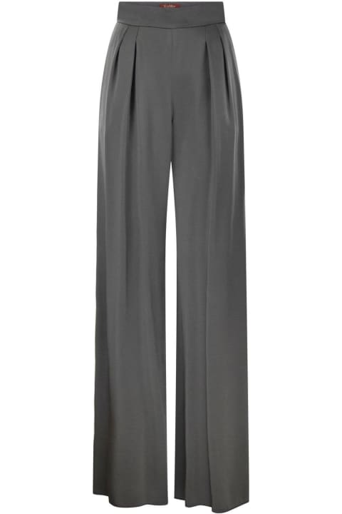 Max Mara Studio Pants & Shorts for Women Max Mara Studio Fluid Satin Trousers