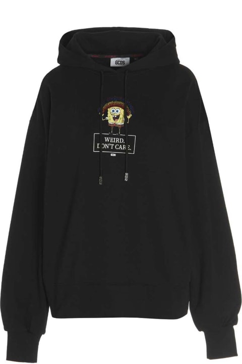 GCDS Fleeces & Tracksuits for Women GCDS 'don't Care' Capsule Hoodie With 'don't Care' Capsule