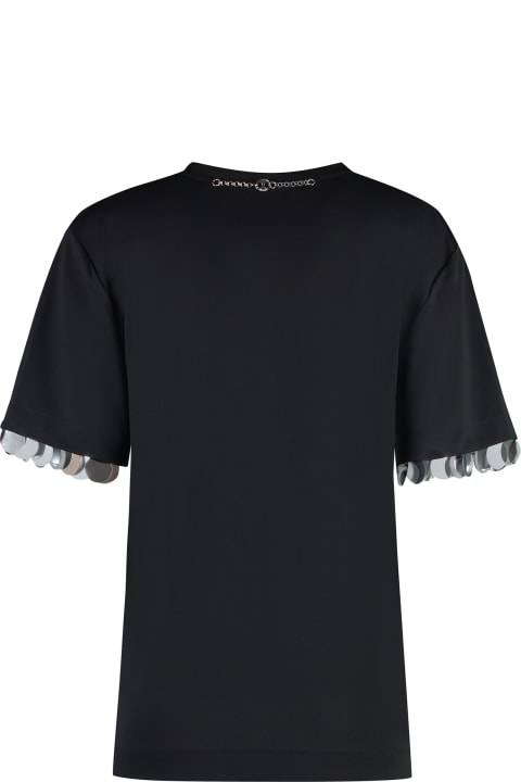 Paco Rabanne Topwear for Women Paco Rabanne Viscose Crew-neck T-shirt