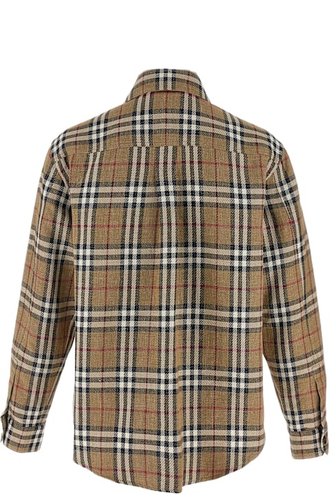 Burberry قمصان لـ القسم الرجالي Burberry Double Face Shirt