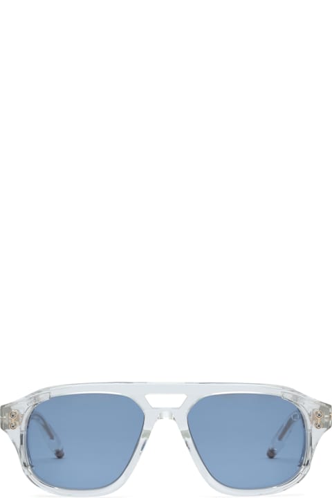Akoni Eyewear for Men Akoni Phoenix - Crystal Clear / Brushed Gold Sunglasses