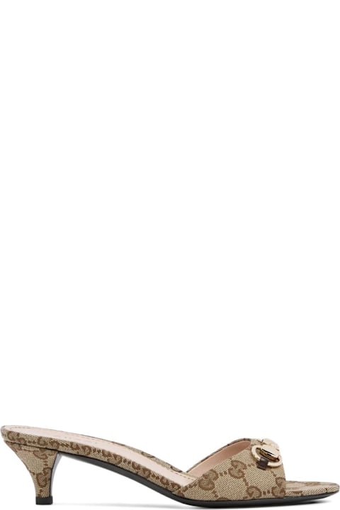 Gucci Gg Motif Mules