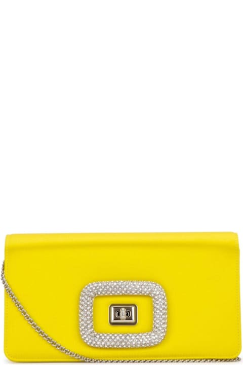 Homeware Roger Vivier Mini Viv
 Choc Jewel Crossbody Bag