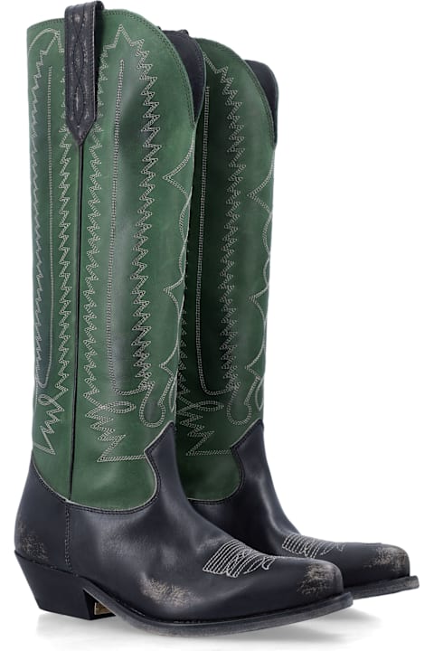 Golden Goose Wish Star Leather Boots