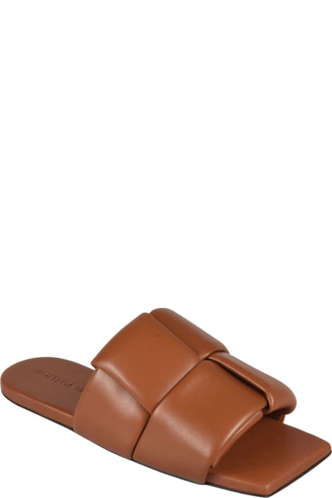 Homeware Bottega Veneta Patch Flat Sandals