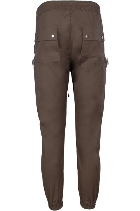 Pants for Men Rick Owens Zip Detailed Drawstring Trousers