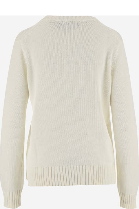 Ralph Lauren for Women Ralph Lauren Cotton Polo Bear Sweater