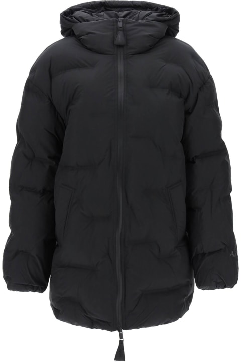 Ganni Coats & Jackets for Women Ganni Midi Puffer Jacket With Detachable Hood