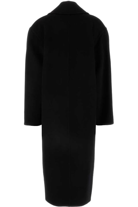 Coats & Jackets for Women Saint Laurent Black Cashmere Blend Coat