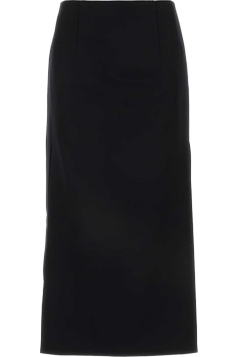 Homeware Valentino Garavani Black Wool Skirt