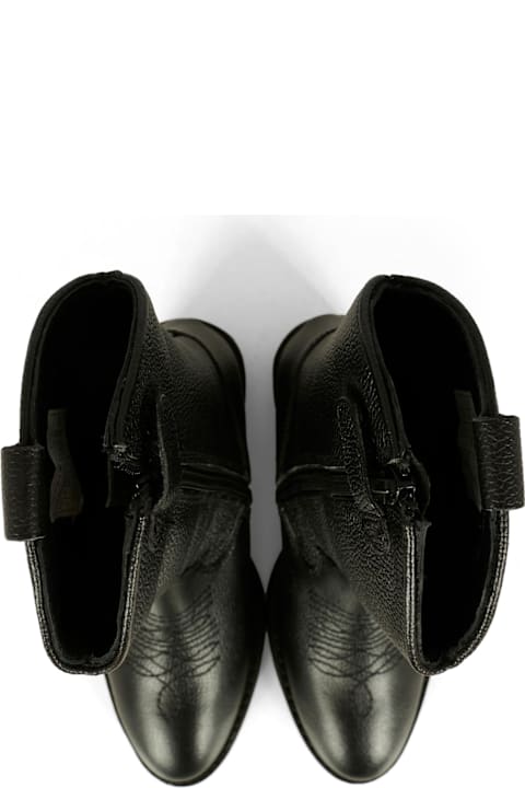 Homeware Tommy Hilfiger Black Boots For Girl With Logo