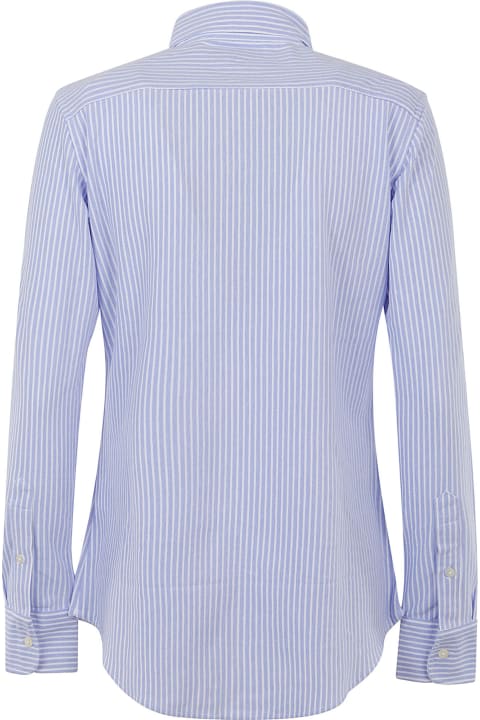 Ralph Lauren for Women Ralph Lauren Ls Knt Oxfrd-long Sleeve-button Front Shirt