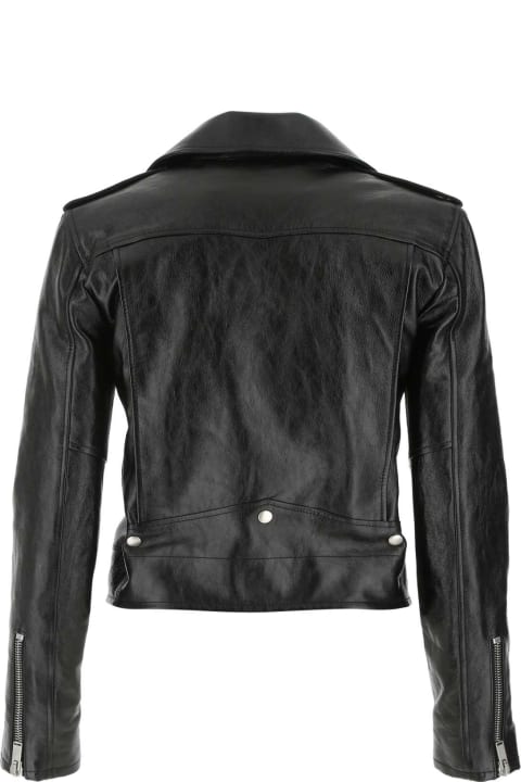 ウィメンズ Saint Laurentのコート＆ジャケット Saint Laurent Black Leather Jacket