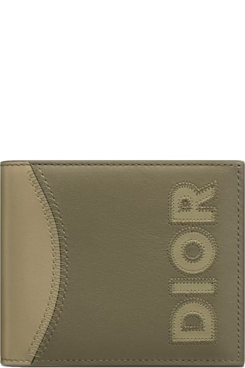 Dior Wallets for Men Dior Logo Leather Wallet