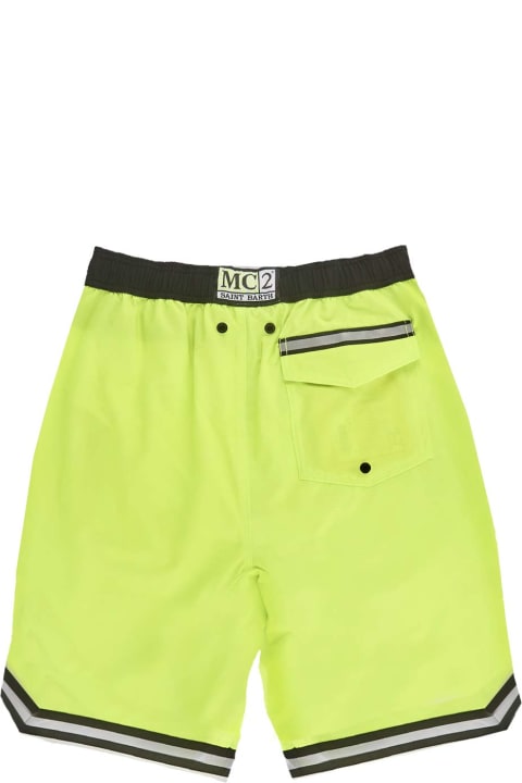 Homeware MC2 Saint Barth Fluo Yellow Swim Shorts Surf Style