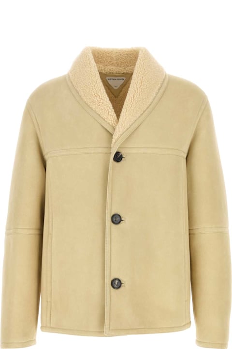 Clothing for Men Bottega Veneta Sand Shearling Jacket