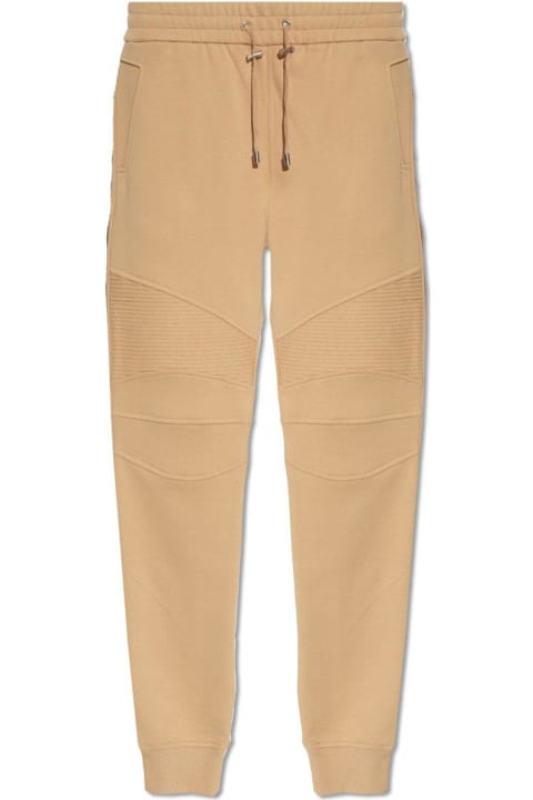 Balmain Pants for Men Balmain Drawstring Track Trousers