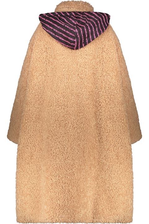 Homeware Diesel Soft Beige Coat With Zipper And Pockets