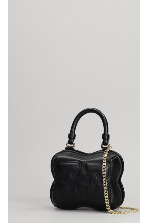 Fashion for Women Ganni Hand Bag In Black Leather