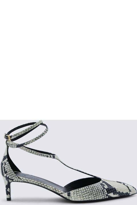 Homeware Khaite Light Grey Leather Sandals